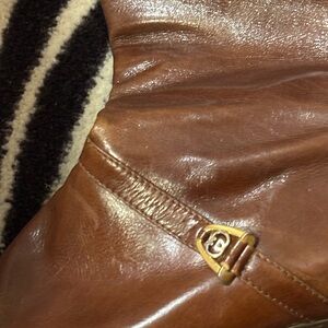 Vintage Gucci boots with logo euro 38 1/2 brown